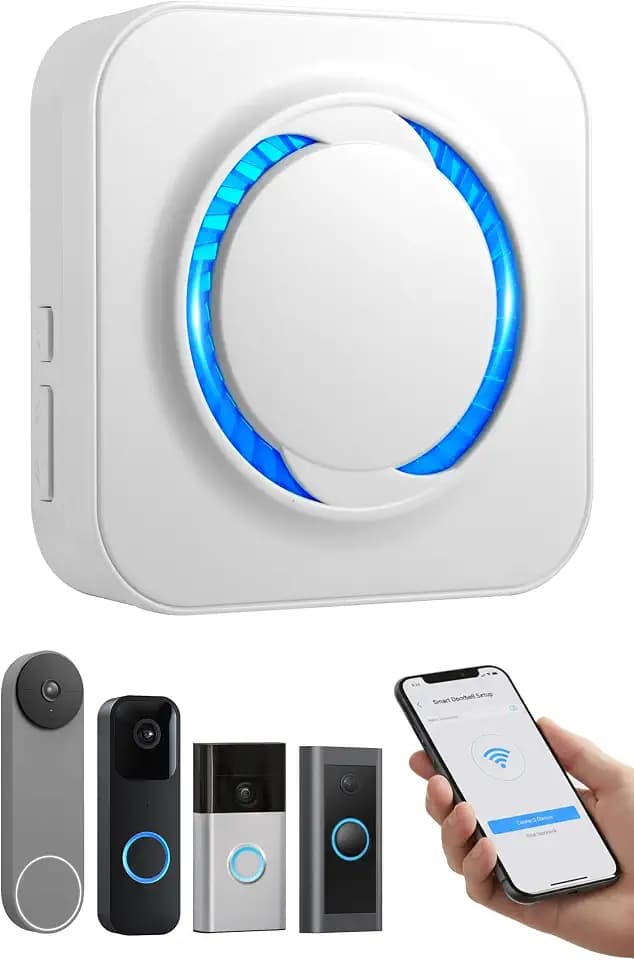 Wireless Doorbell Chime Extender for Ring Blink Google Nest
