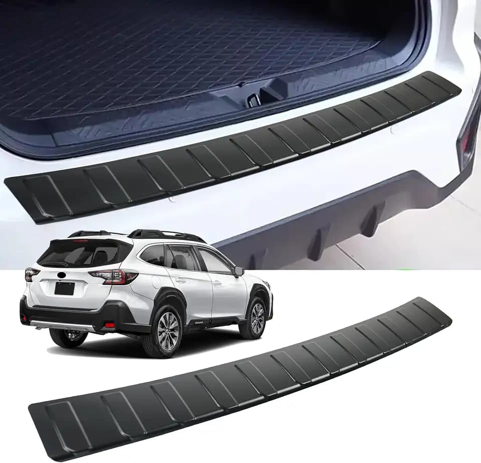 Rear Bumper Protector for Subaru 2020-2025 Outback Car Accessories ABS Plastic Material Matte Black Resistant Trunk Door Entry Guards
