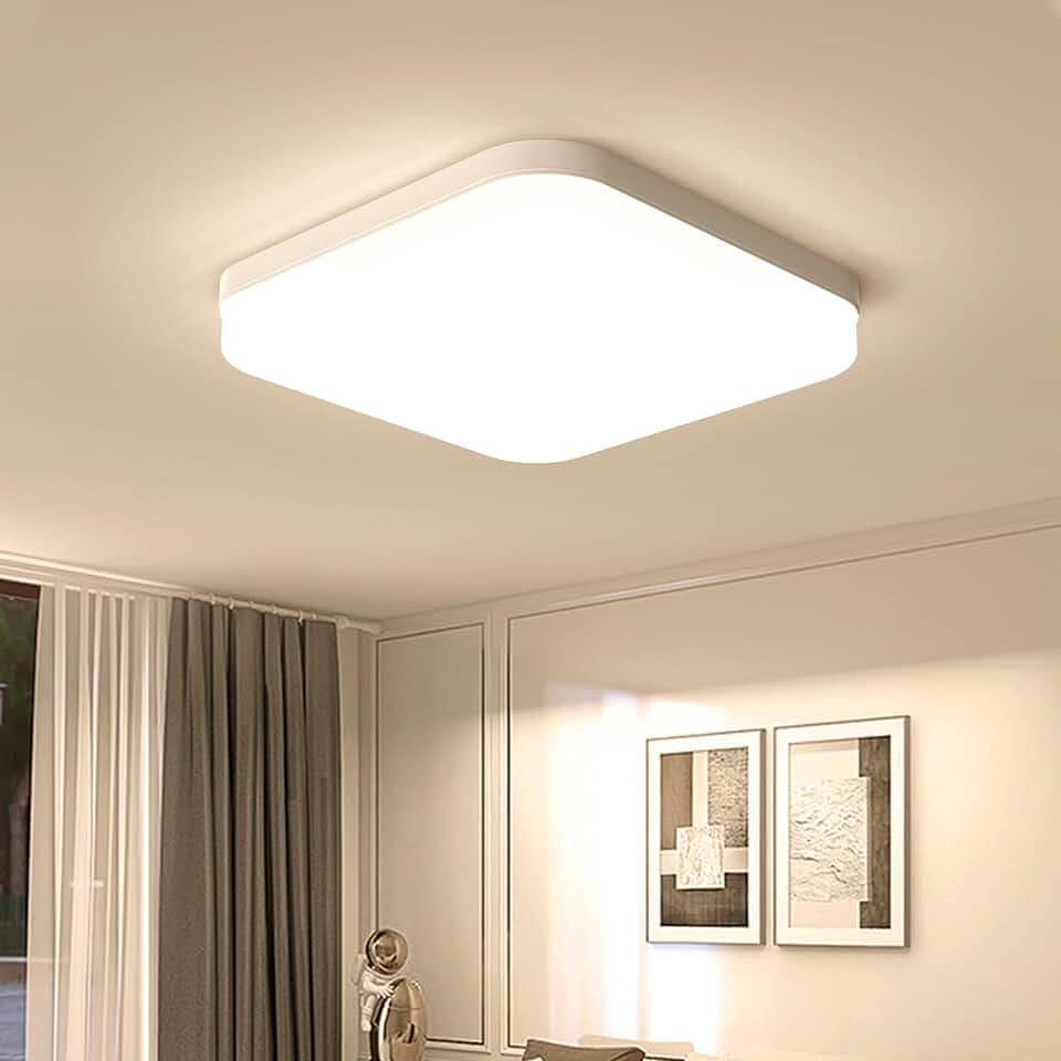 EASY EAGLE Deckenlampe LED Deckenleuchte, 23CM 3000K 36W 3240LM