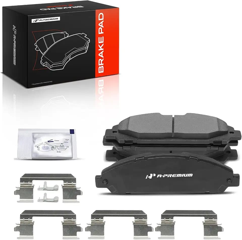 A-Premium Front Ceramic Brake Pads Compatible with Ford