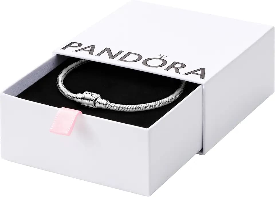 Pandora Moments Schlangenkette Armband mit Fassverschluss