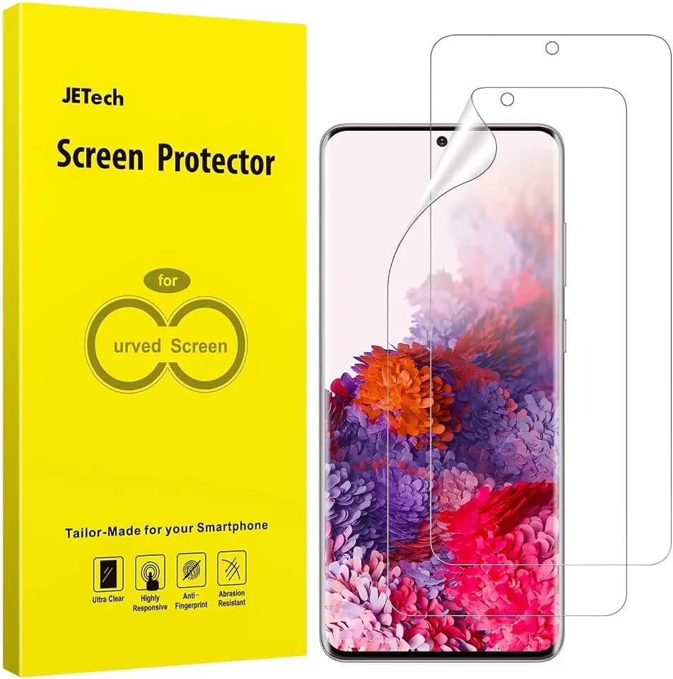 JETech TPU Screen Protector for Samsung Galaxy S20, 2-Pack