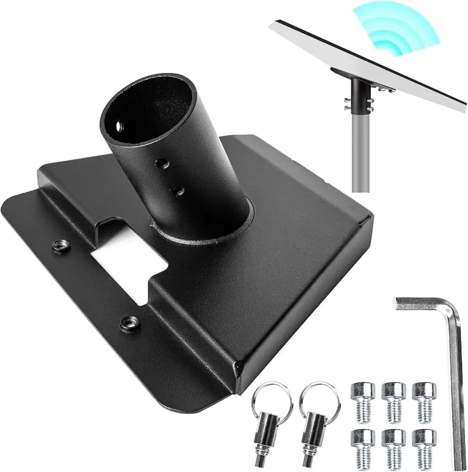 V3 Bracket Gen3 Starlink Mount,Compatible with STARLINK Standard Dish，Weatherproof Starlink Pole Mounting Kit for Wall,Roof,RV, Car and Router Accessories(1–2.1 in 25–53 mm)