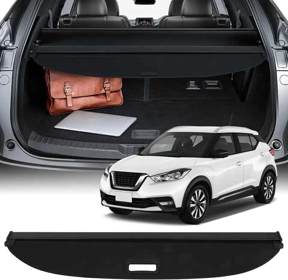 SCITOO Retractable Rear Cargo Cover Shade 2018-2024 Fit for Nissan Kicks