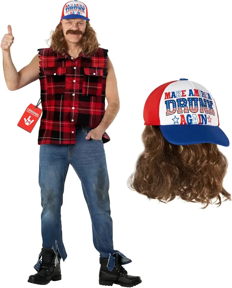 Morph, White Trash Costume Men, Halloween Costumes for Men