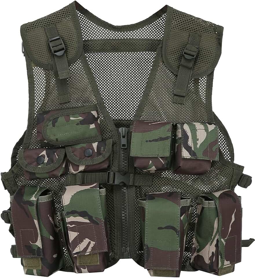 Neue Kombat UK Kinder Assault DPM Weste, British Woodland, One size