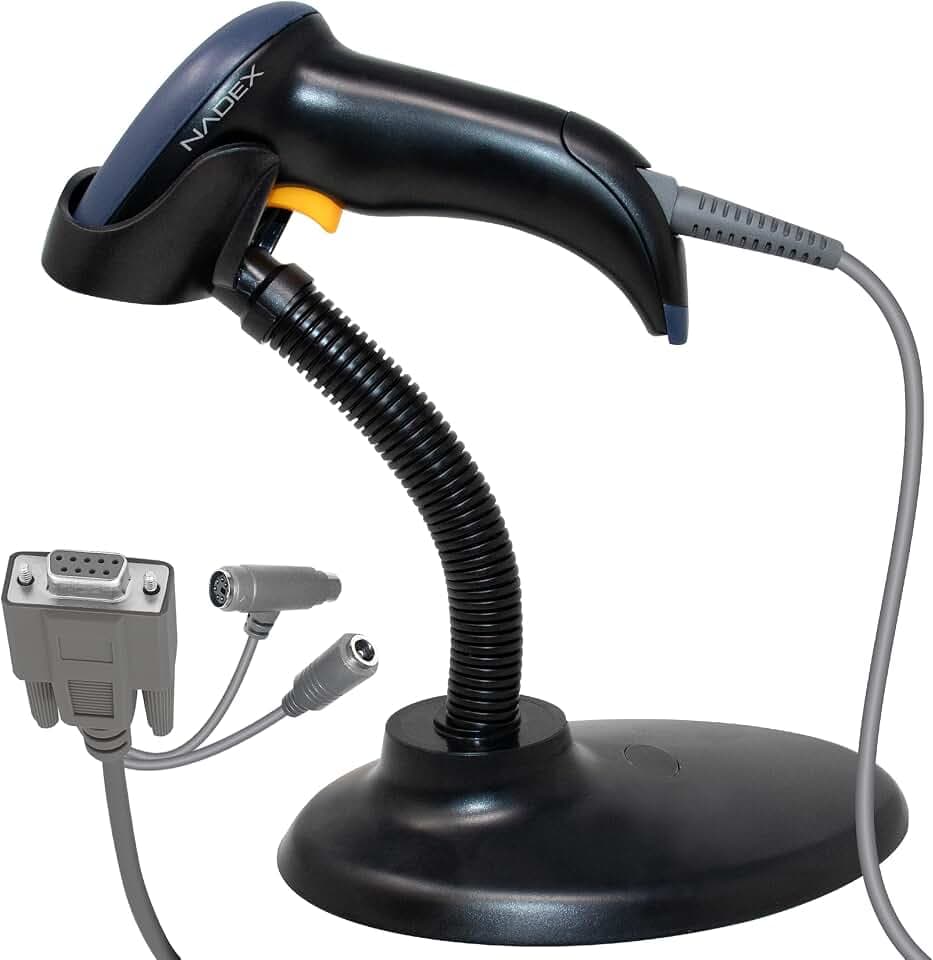 Nadex Handheld Barcode Laser Scanner for Cash Register CR360 / CR600