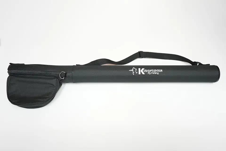 Kingfisher Fly Fishing Fly Rod and Reel Case, Black