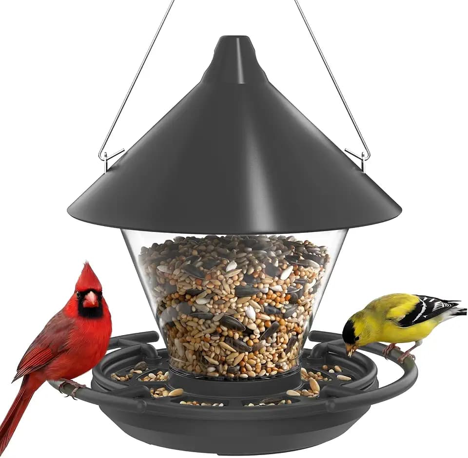 Kingsyard Wild Bird Feeder for Outdoors Hanging