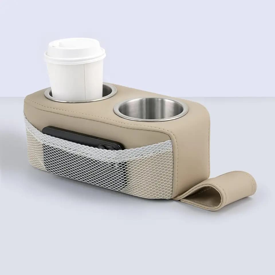 Pontoon Cup Holder,Boat Seat Cup Drink Holder (Khaki)
