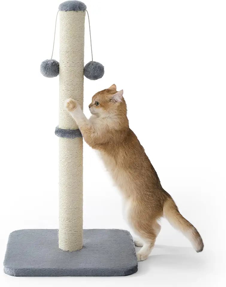 Lesure Kratzsäule Mittelgroßer für Katzen Indoor 36x36x74cm