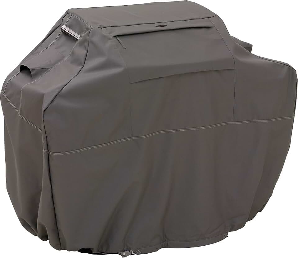 Classic Accessories Ravenna Water-Resistant 59 Inch BBQ Grill Cover for Weber Genesis