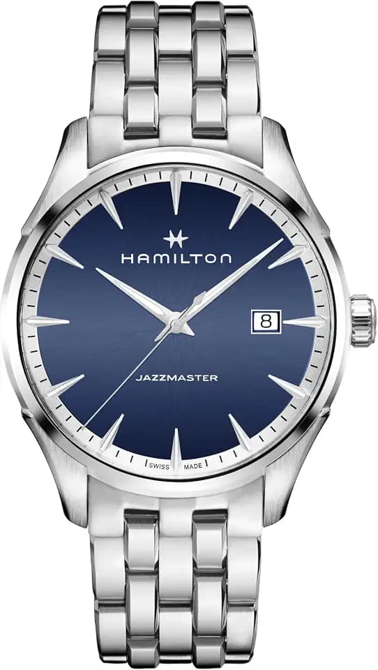 Hamilton Jazzmaster Gent Quartz Men's Watch, 40mm Stainless Steel Case