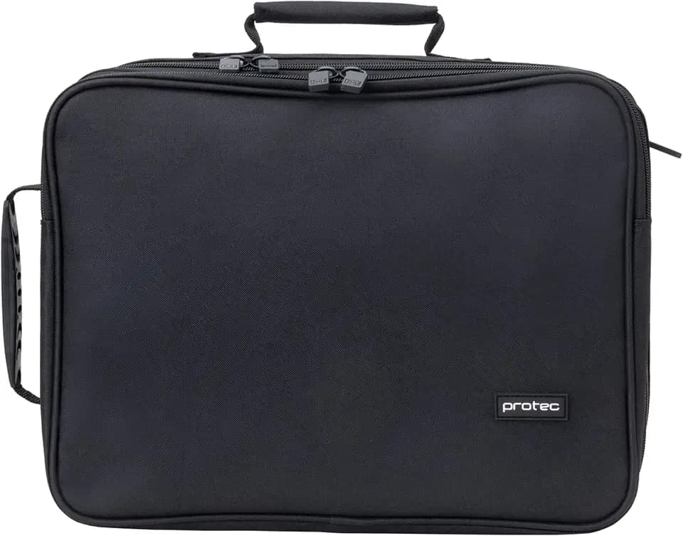 Protec Clarinet/Oboe Deluxe Case Cover with Large Storage Pocket, Black, Model A307