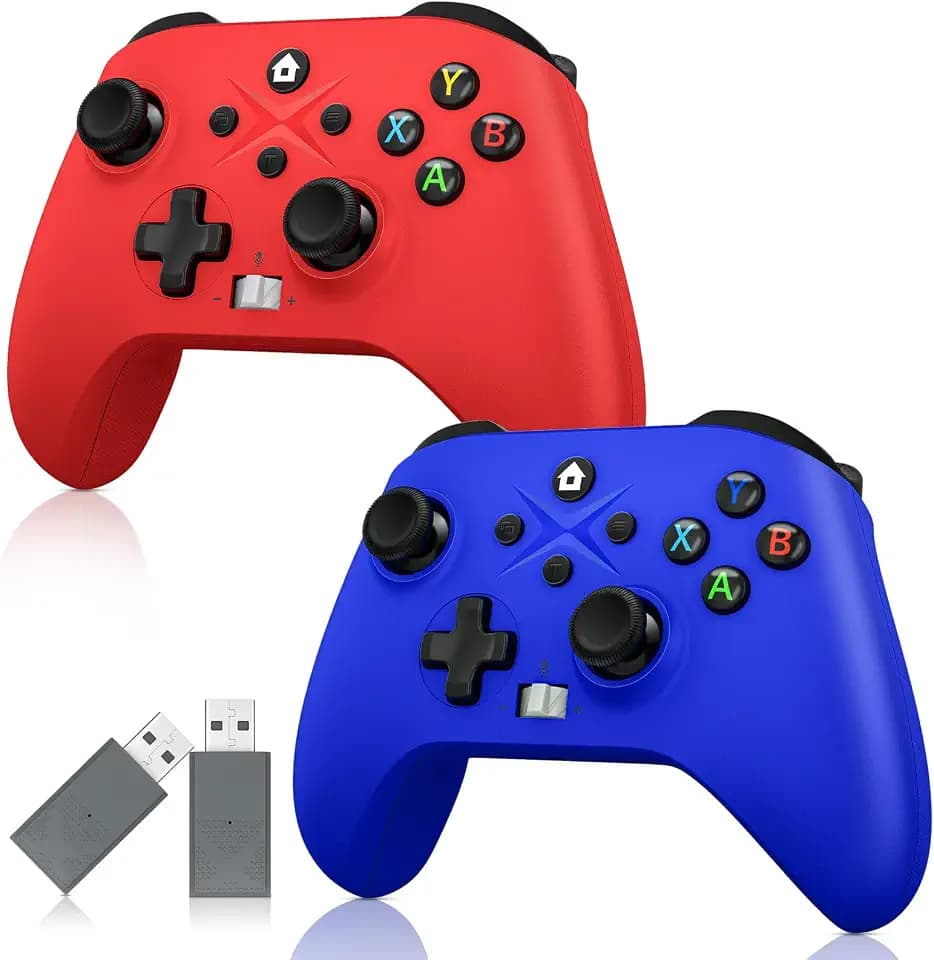 Dinosoo 2 Pack Wireless for Xbox One, Series X|S, & PC, with Turbo