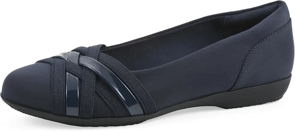 Cliffs by White Mountain Women's Cushioned Chic Ballet Flat