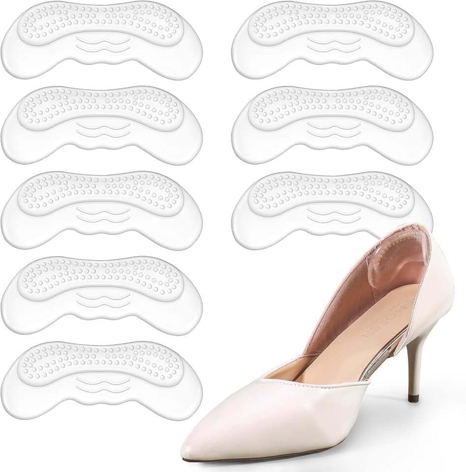 Heel Pads for Shoes that are Too Big, 4 Pairs