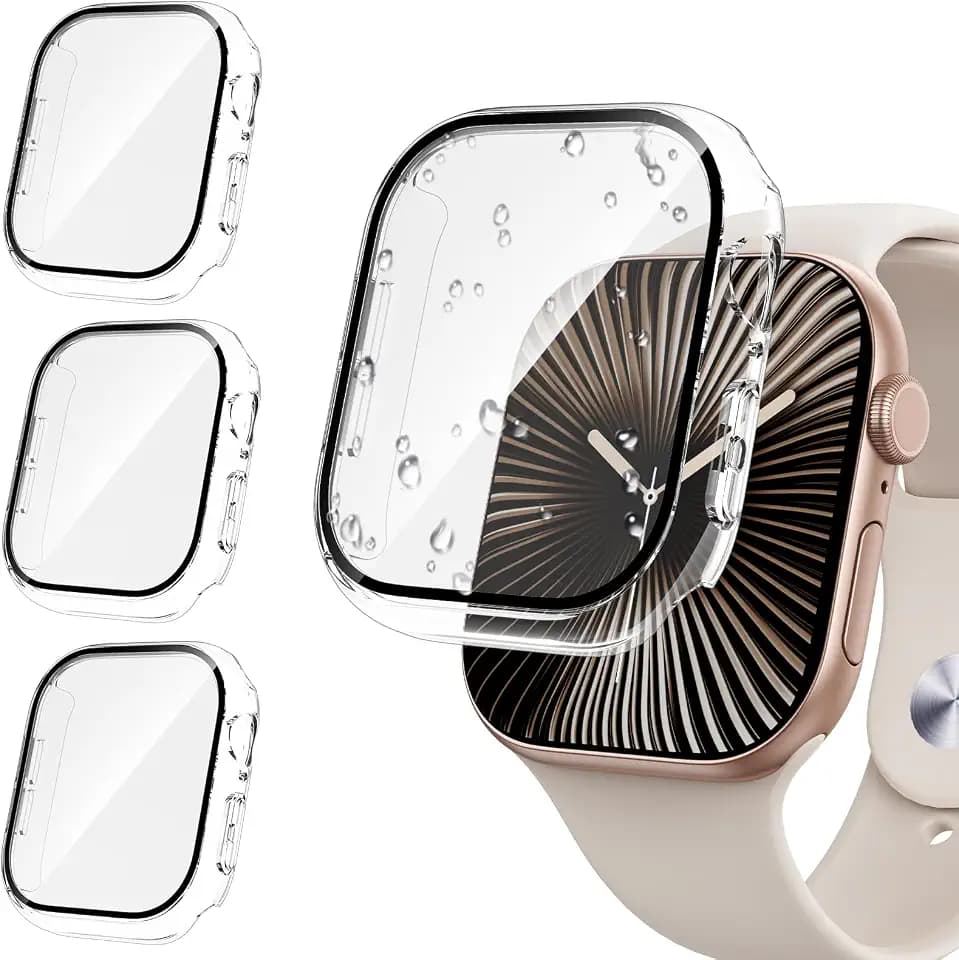 3 Stück Hülle mit Displayschutz für Apple Watch Series 12 42mm
