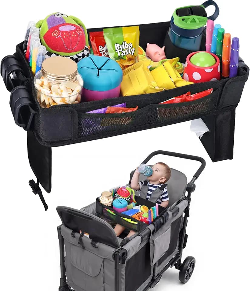Babenest Foldable Stroller Snack Tray for Wonderfold Wagon W2