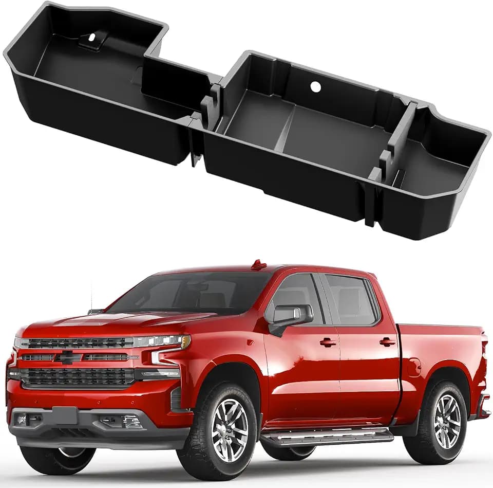 Under Seat Storage Boxes for 2019-2026 Chevy Silverado 1500&GMC Sierra 1500