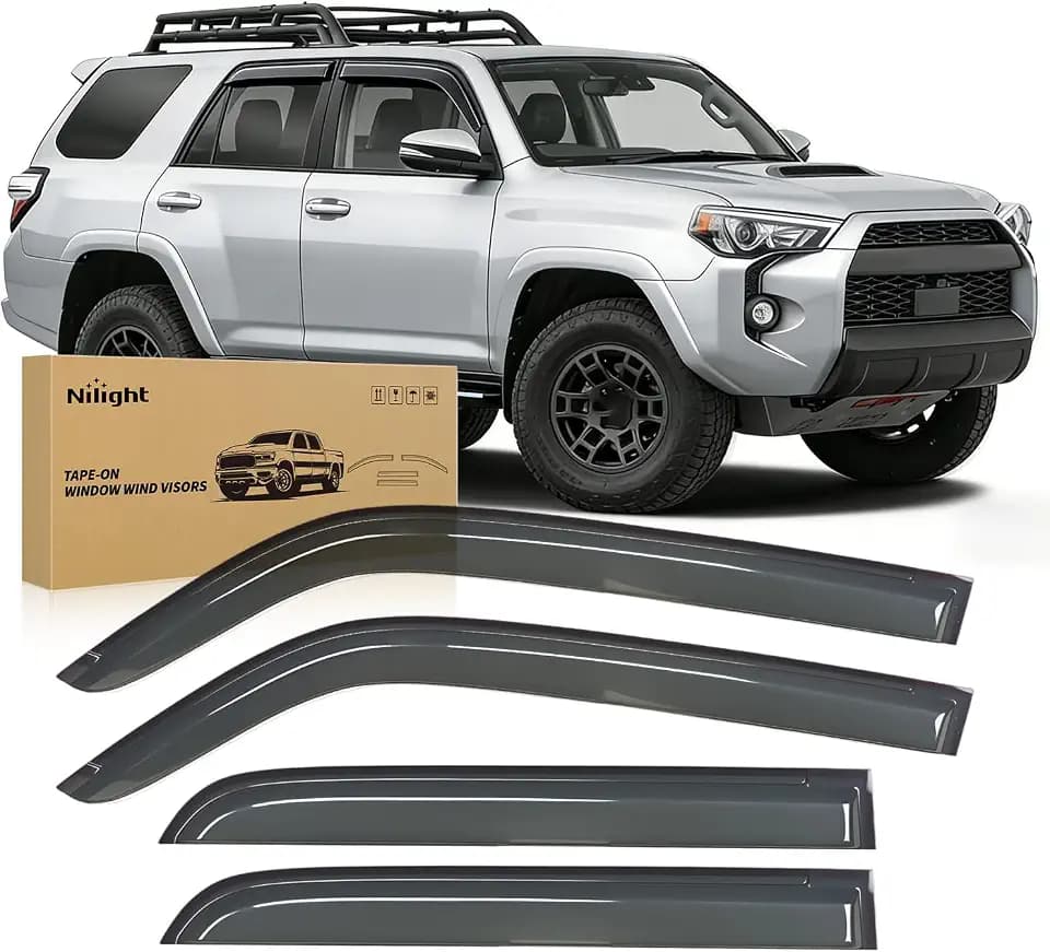 Nilight Window Visors for Toyota 4Runner 2010-2024 Outside Mount
