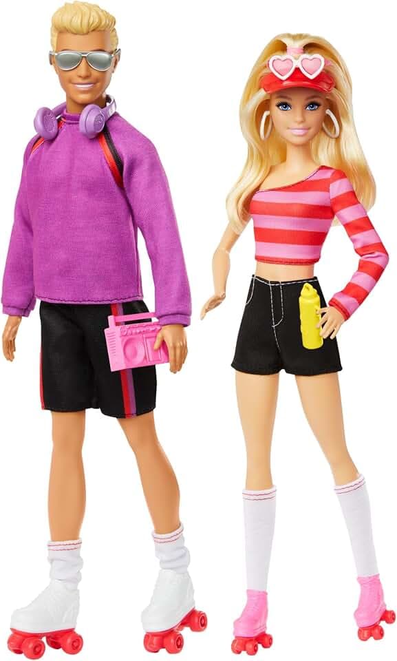 Barbie Fashionistas Rollschuh-Set Barbie und Ken
