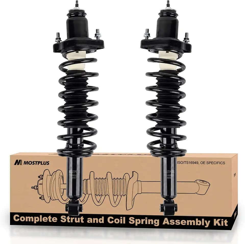 MOSTPLUS Rear Quick Complete Struts Shocks Absorbers 172401 182138 SR4167 11950 XS857137620 Compatible for 2007-2012 Dodge Caliber