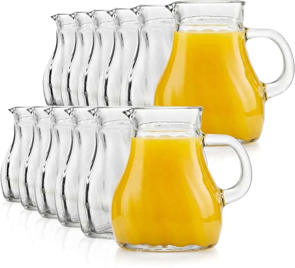 Oberglas Salzburg Wasserkrug Krug Wasserkaraffe 125 ml, 12er-Set