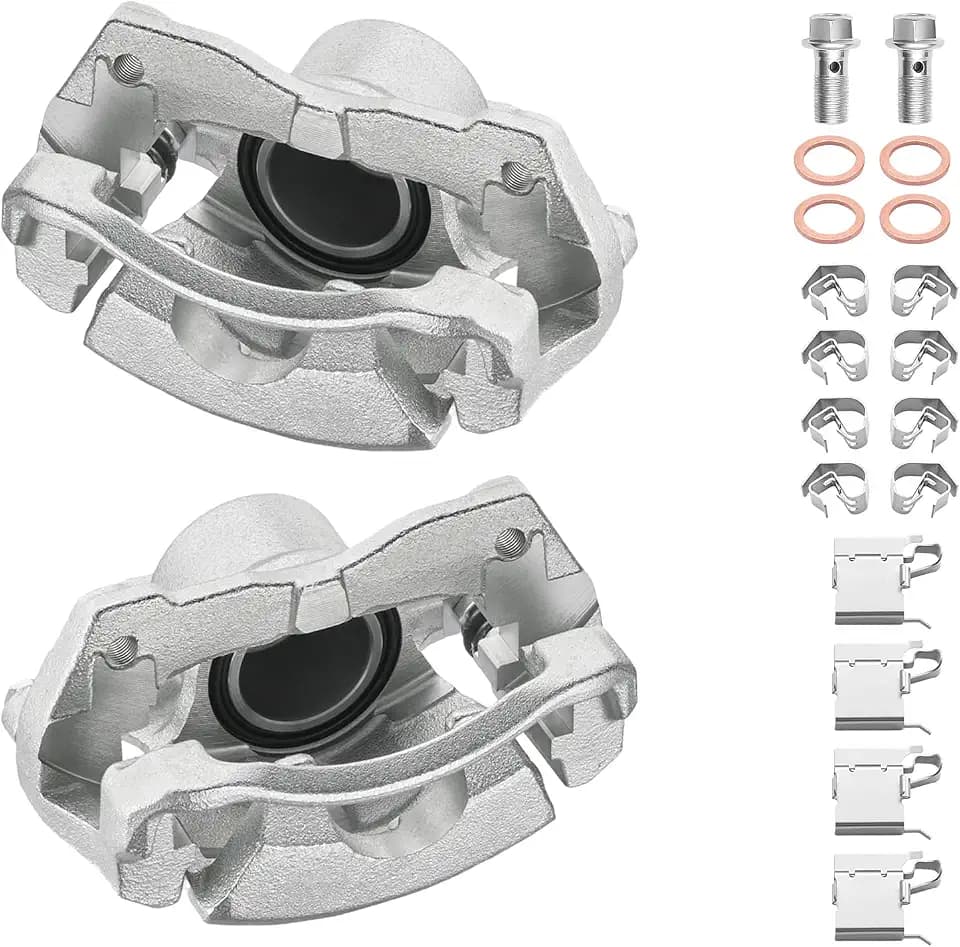 BDFHYK 19-B3434 19-B3435 Front Disc Brake Caliper Assembly GAS 2pcs
