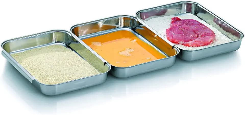 kela 10846 Panier-Set Estrada aus Edelstahl, 3-teilig