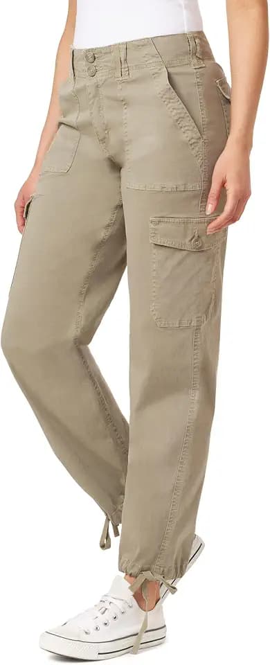 WallFlower Luscious Curvy Cargo Jogger for Women Juniors Pants, Sizes 0-17