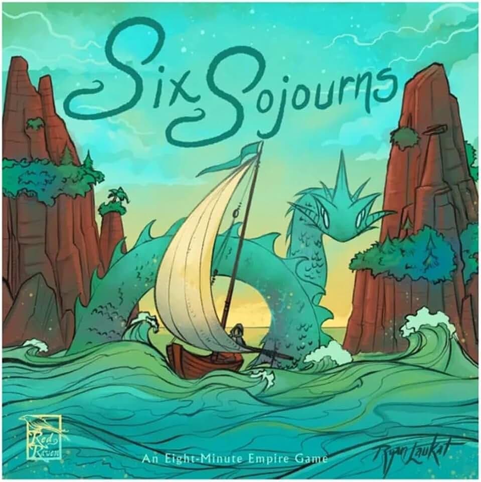 Six Sojourns | Board Game for Family & Friends | Light Strategy |