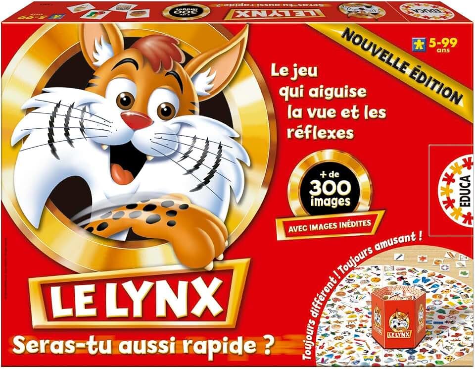 Educa - 15346 - Jeu de Société Éducatif - Le Lynx 300 Images - Edition 2012