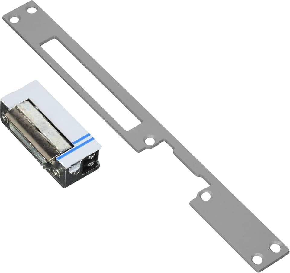 Cofan Elektrischer Türöffner, wendbar, 250 mm, Grau, 12 Volt AC/DC