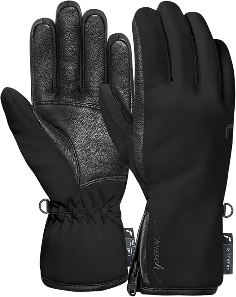Reusch Skihandschuhe für Damen | sehr warm & wasserdicht mit Lederinnenhand