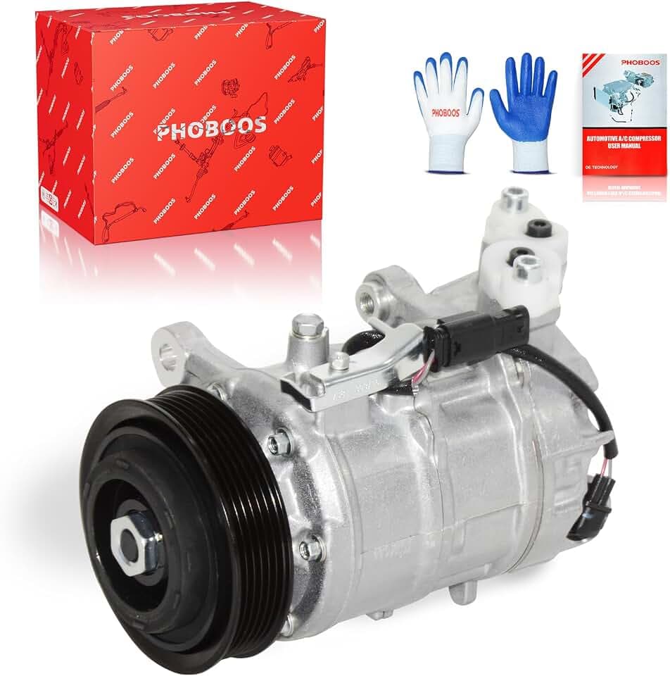 PHOBOOS A/C Compressor with Clutch Compatible with BMW & Mini Cooper