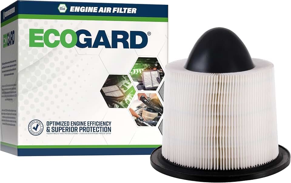 ECOGARD XA4878 Premium Engine Air Filter | Fits 1997-2008 Ford F-150 4.6L; 1997-2010 F-150 4.2L; 1999-2016 E-350 Super Duty 5.4L; 2003-2019 E-450 Super Duty 6.8L