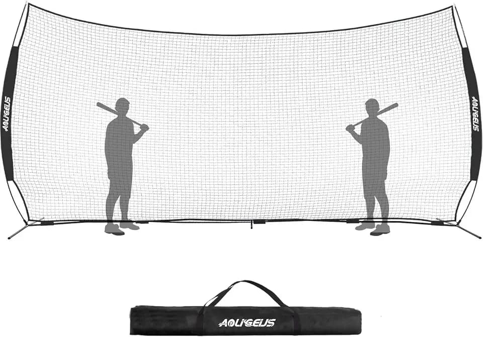 Sports Barrier Net, Heavy Duty Backstop Net for Baseball