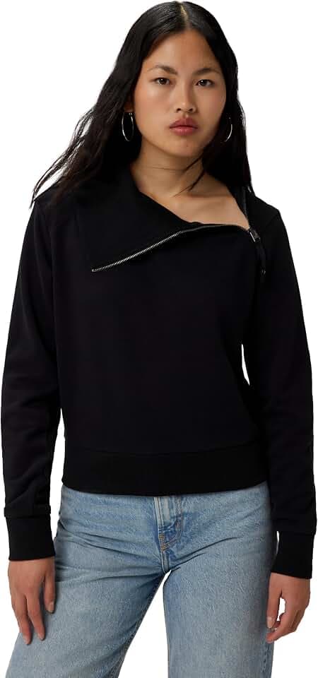G-Star Damen Asymmetric Zip Snug Sweat Sweater (1er Pack)