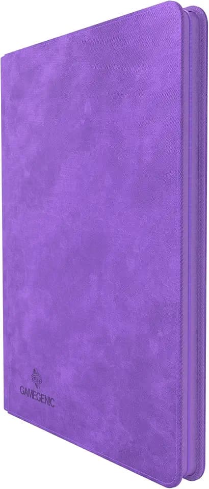 Gamegenic Zip-Up Album 18-Pocket Premium Card Game Protector - Purple Color