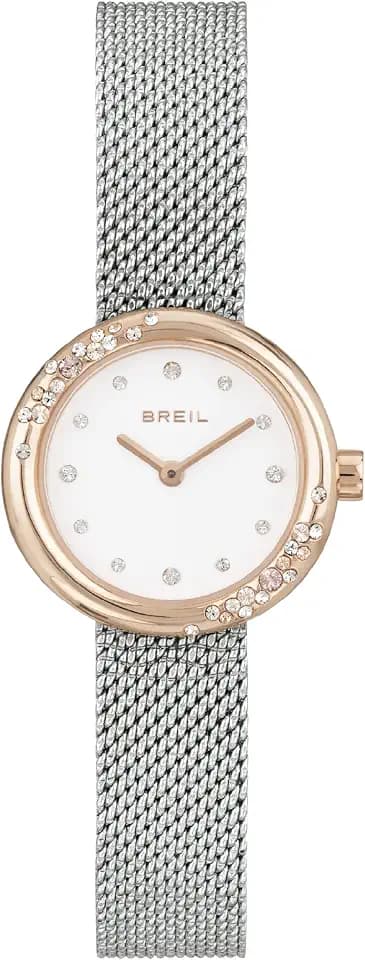 Breil Uhr Damen, Armband aus Stahl, Gehäusedurchmesser 26 cm