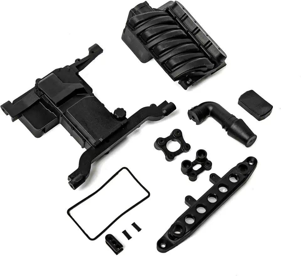 Axial SCX6: Front Servo Mount/Engine Cover/Seals, AXI251005