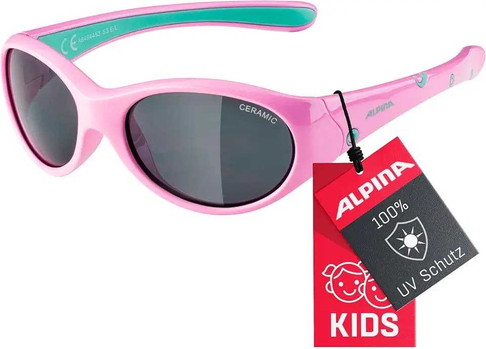 ALPINA FLEXXY GIRL - Verspiegelte und Bruchsichere Sonnenbrille Mit 100% UV-Schutz Für Kinder
