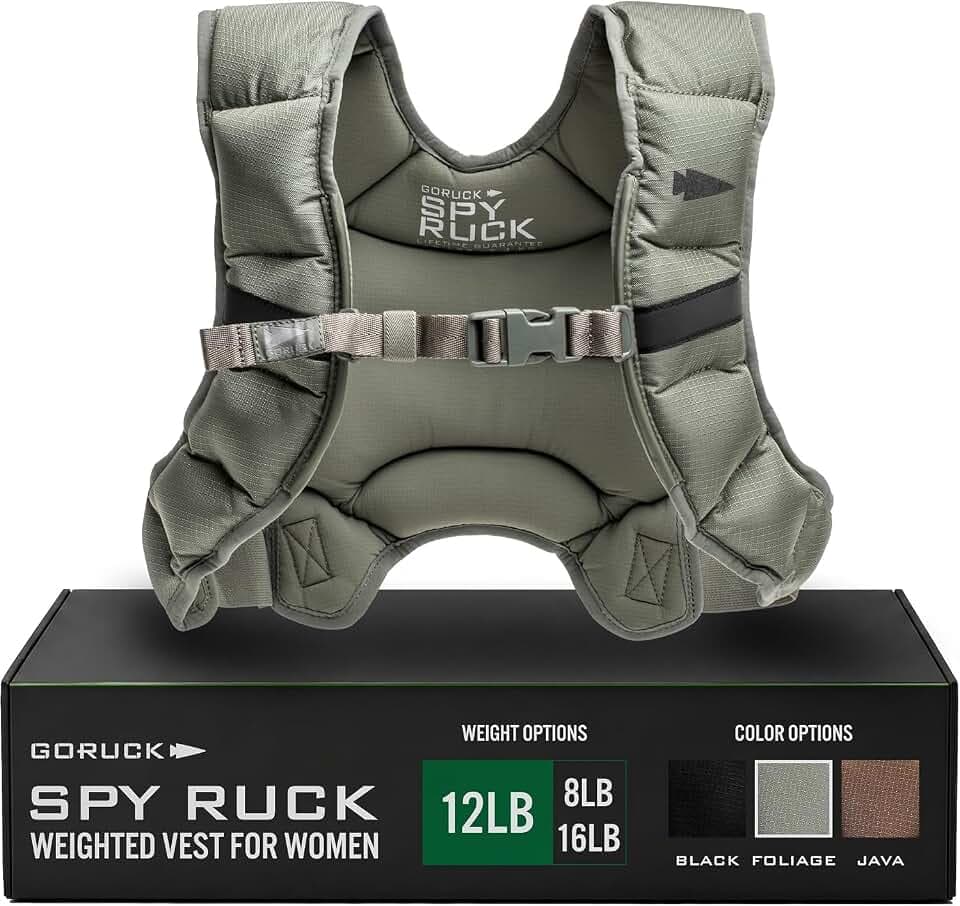 GORUCK Spy Ruck Women's Weighted Vest for Walking & Running - Weight Vest for Women Fitness Training with Adjustable Fit, Low-Profile Design for Weight Loss