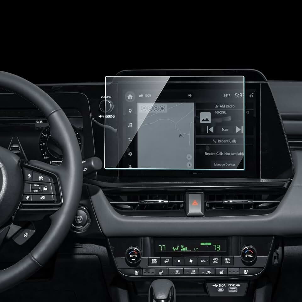 Outback Screen Protector for 2026 Outback (Premium/Limited/Touring/Wilderness/Limited XT/Touring XT) Accessories Navigation Touchscreen Protector Film Tempered Glass HD Clear 12.1''