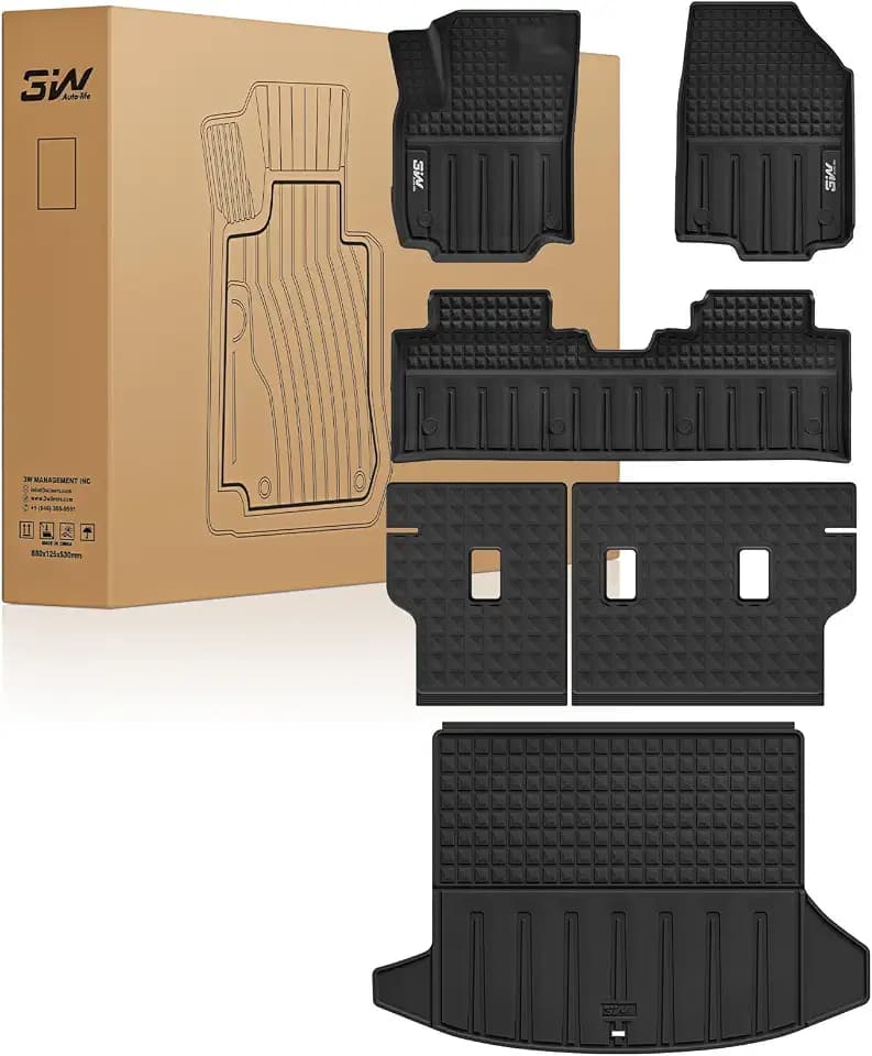 3W Floor Mats for Chevy Equinox & GMC Terrain 2025-2027(Not for Equinox EV)