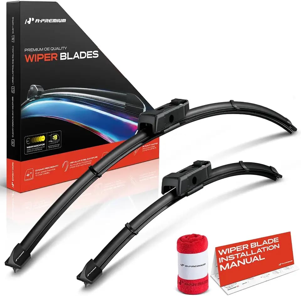 A-Premium 26" + 17" Windshield Wiper Blades Compatible with Honda