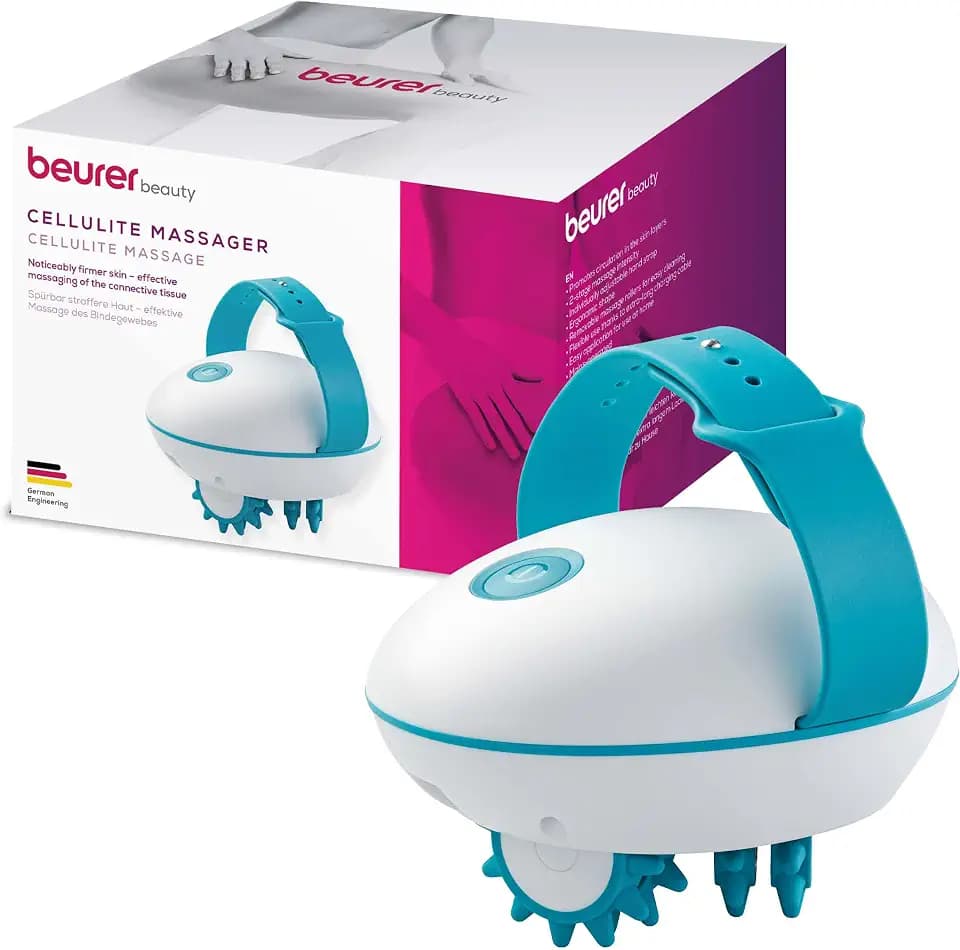 Beurer CM 51 Cellulite Massagegerät für straffere Haut, 2 Intensitätsstufen