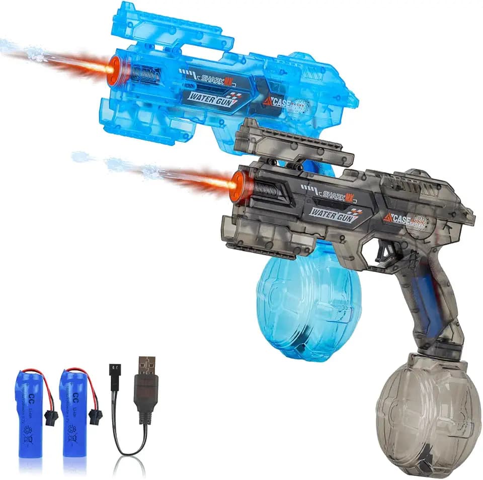 Electric Water Gun, 2 Pack Automatic Water Guns Set for Kids