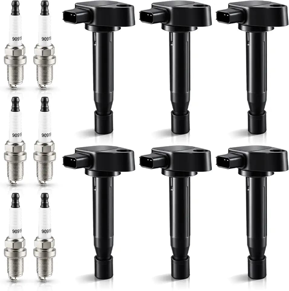 Set of 6 UF242 Ignition Coils & Spark Plugs